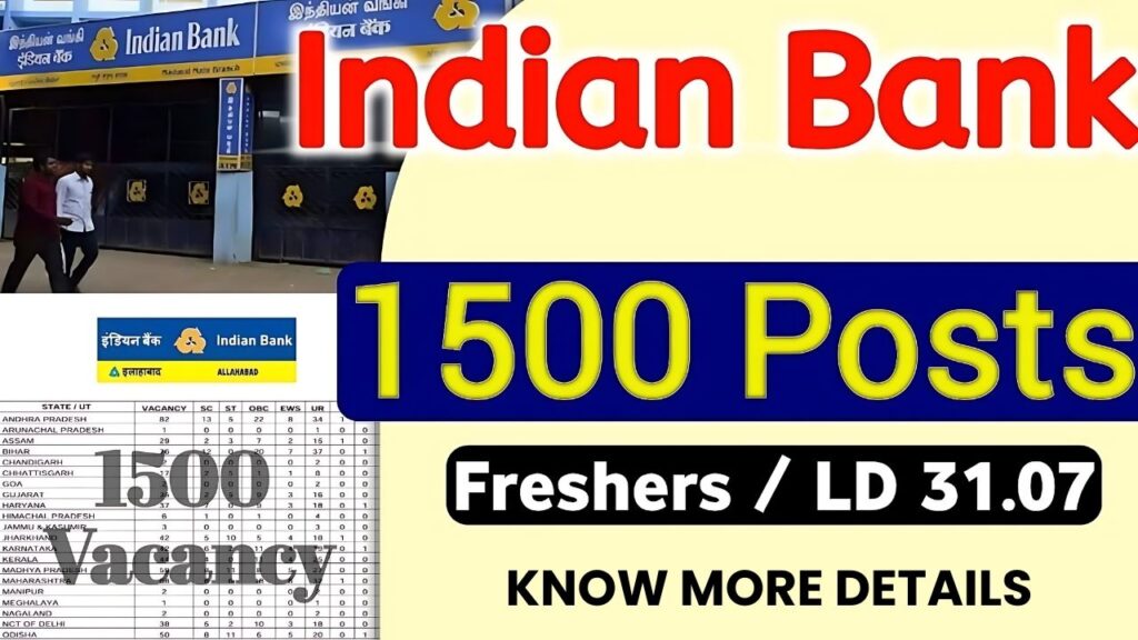 Indian Bank Recruitment 2024 1500 Vacancies Announced Know Eligibility