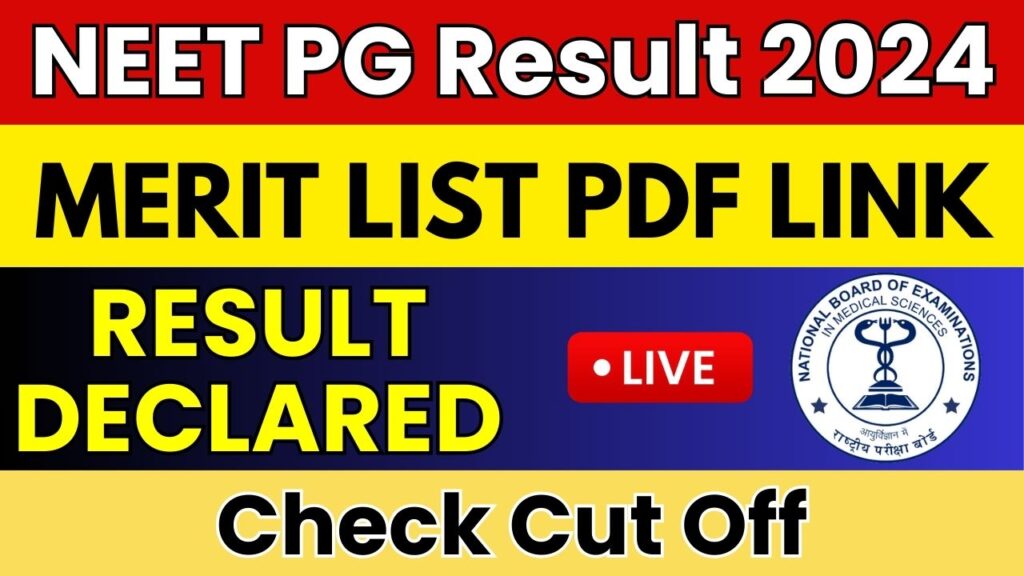 How to download NEET PG 2024 result?