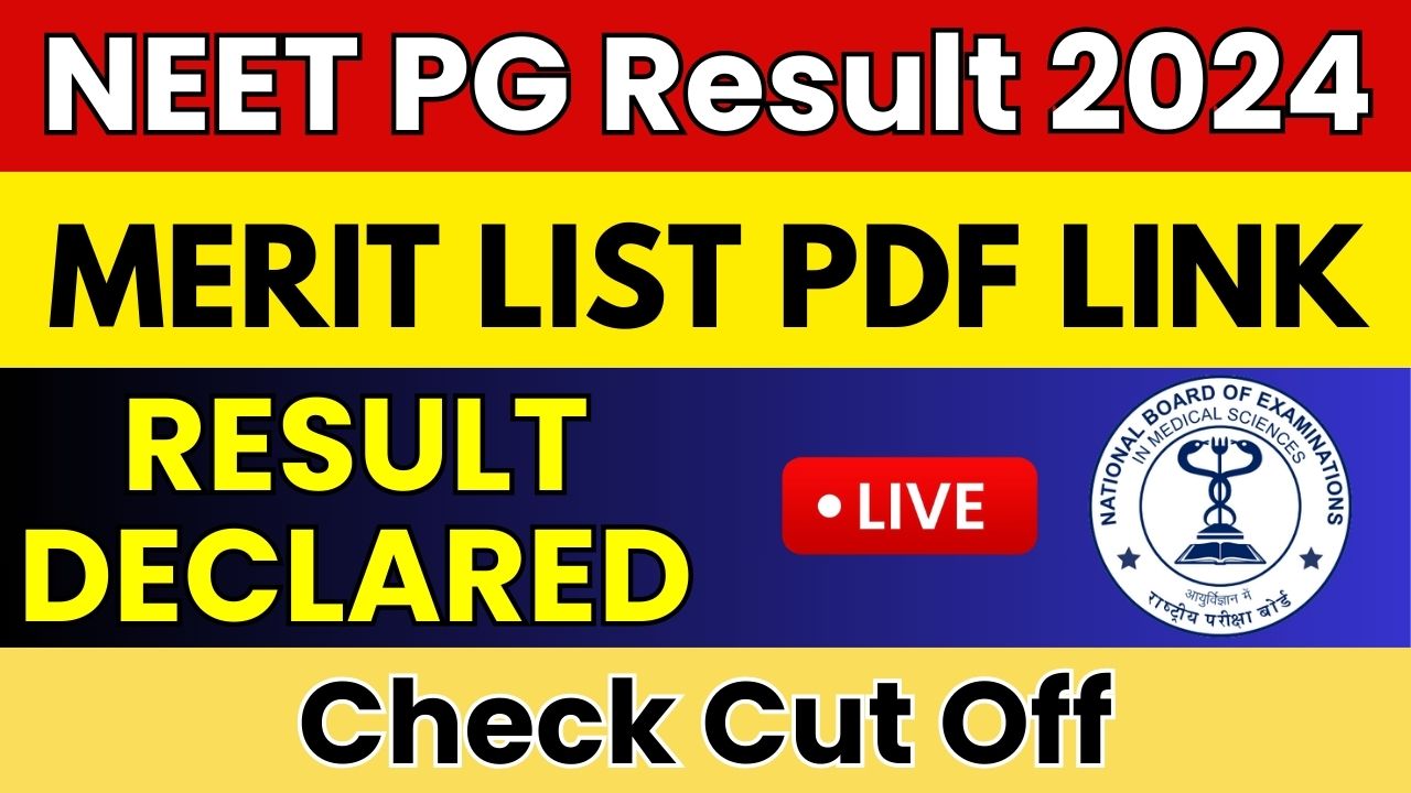 NEET PG Result 2024